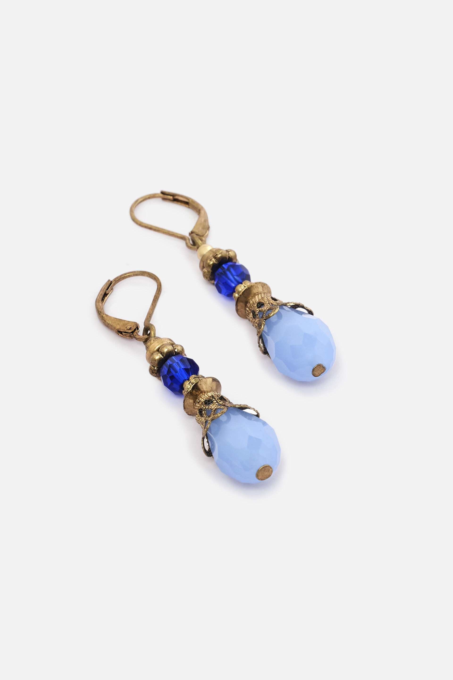 Blue Dainty Drop Earrings, , image 2